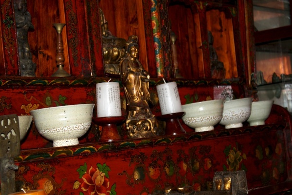 Sanchon Buddhist decor